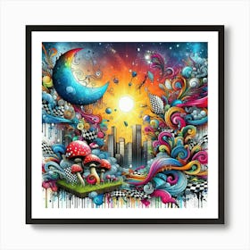 Psychedelic Art 40 Art Print