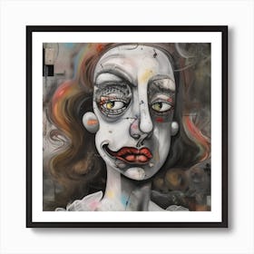 'Dark Girl' Art Print