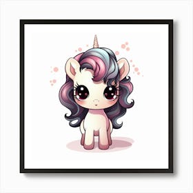 Cute Unicorn 64 Art Print