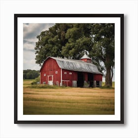 Red Barn 1 Art Print