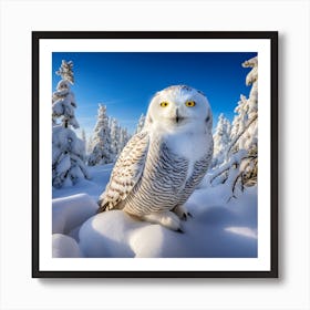 Snowy Owl Art Print