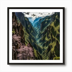 Canyons Of Chile Art Print