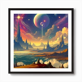 Land Of Fantasy 16 Art Print