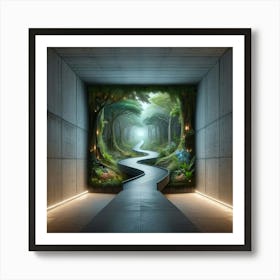 Forest Path Art Print