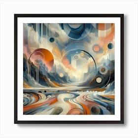 Abstract Painting 38 Art Print