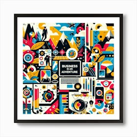 Business Adventure Art Print