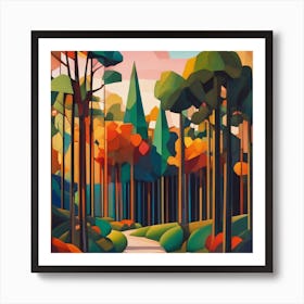 Forest Path Art Print