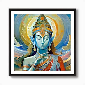 Vishnu 4 Art Print