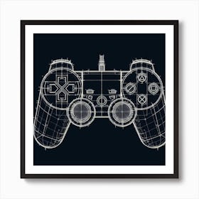 Video Game Controller 4 Art Print