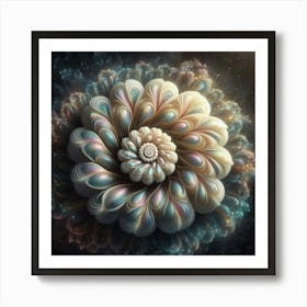 Fractal Flower Art Print