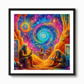 Psychedelic Universe 1 Art Print