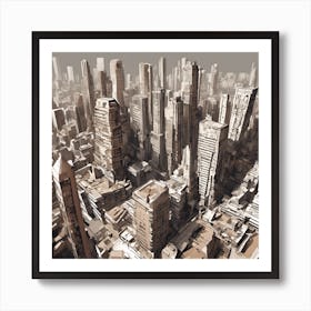 Futuristic Cityscape 2 Poster