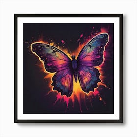 Butterfly Painting 292 Art Print