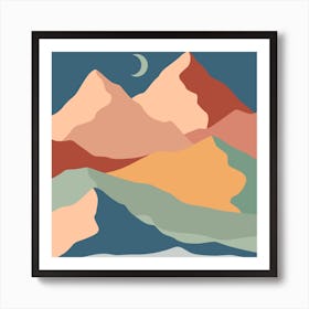 Mountain Landscape 8 Art Print