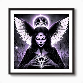 Demon Succubus Art Print