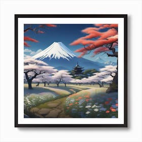 Japan in the Spring Art Print