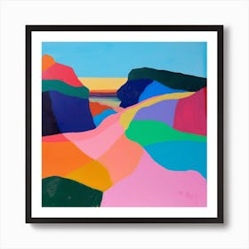 Abstract Travel Collection Martinique 3 Art Print