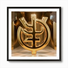 Gold Logo Art Print