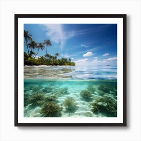 Underwater Coral Reef Art Print