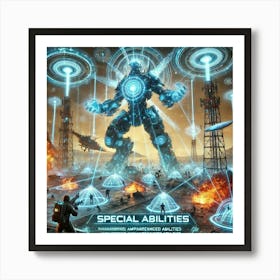 Kaiju Control Network Special Ability Converted Art Print