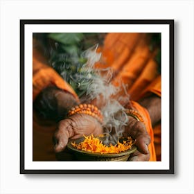 Hand Of A Hindu Art Print