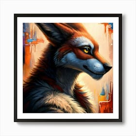 Foxyy Art Print