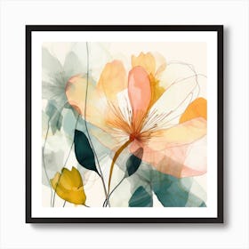 Floral Dreams 7 Art Print