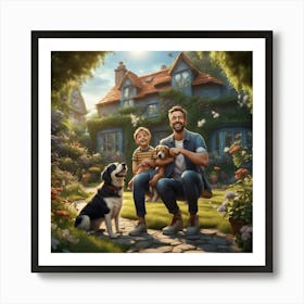 Happy Father Art Print