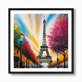 Paris Eiffel Tower 35 Art Print