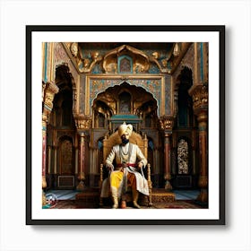 Indian King Art Print