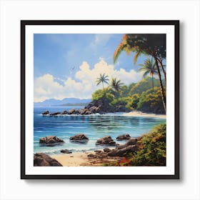 Caribbean Colors on Canvas Art Print