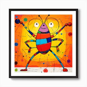 Bug Poses Art Print