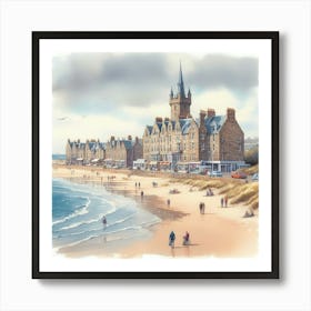 Scotland Coast Art Print