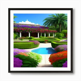 Beautiful Garden Art Print