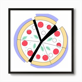 Pizza Slice 1 Art Print