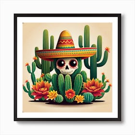 Mexican Skull 13 Art Print