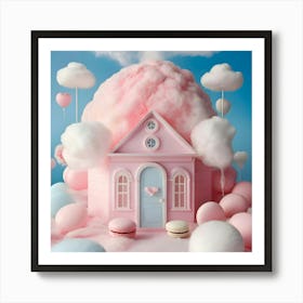 House In The Clouds Art Print