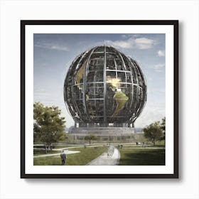 Nasa'S Globe Art Print