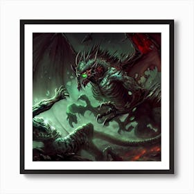 Demon Vs Demon 1 Art Print