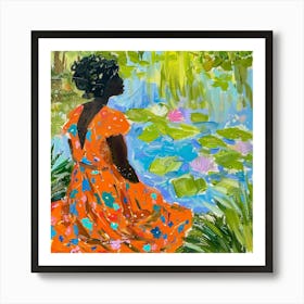 Lily Pond 3 Art Print