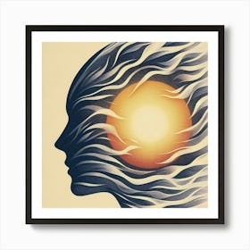 Sun In The Head Art Print