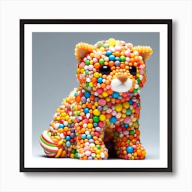 Candy Cat Art Print