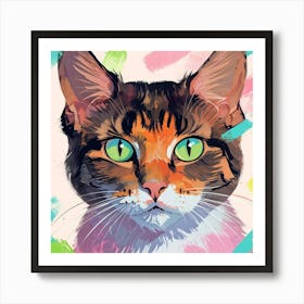 Portrait Of A Cat X Art Print