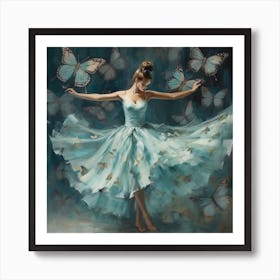 Butterfly Dancer Art Print