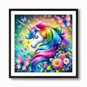 Unicorn 3 Art Print