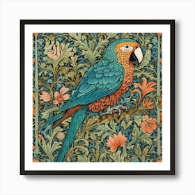 William Morris Parrot Art Print