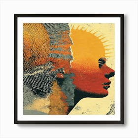 Woman'S Head 1 Art Print