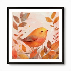 Autumn Bird 3 Art Print