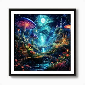 Fairytale Forest 1 Art Print