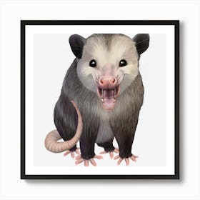 Happy Possum Art Print